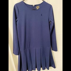 Ralph Lauren Blue Girl Dress Size 16